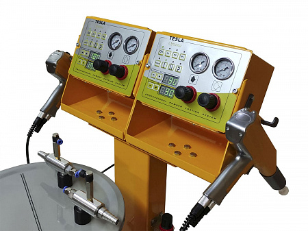 Двухпостовая установка порошковой окраски Tesla Optima Duo